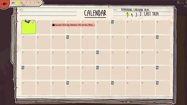 More final calendar UI